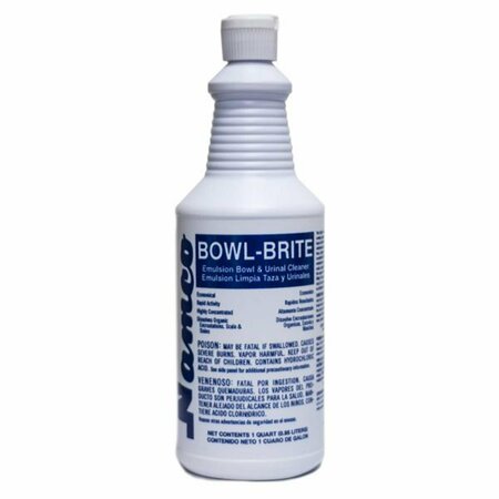 NAMCO Bowl Brite Cleaner, 1 qt., 12PK NA379314